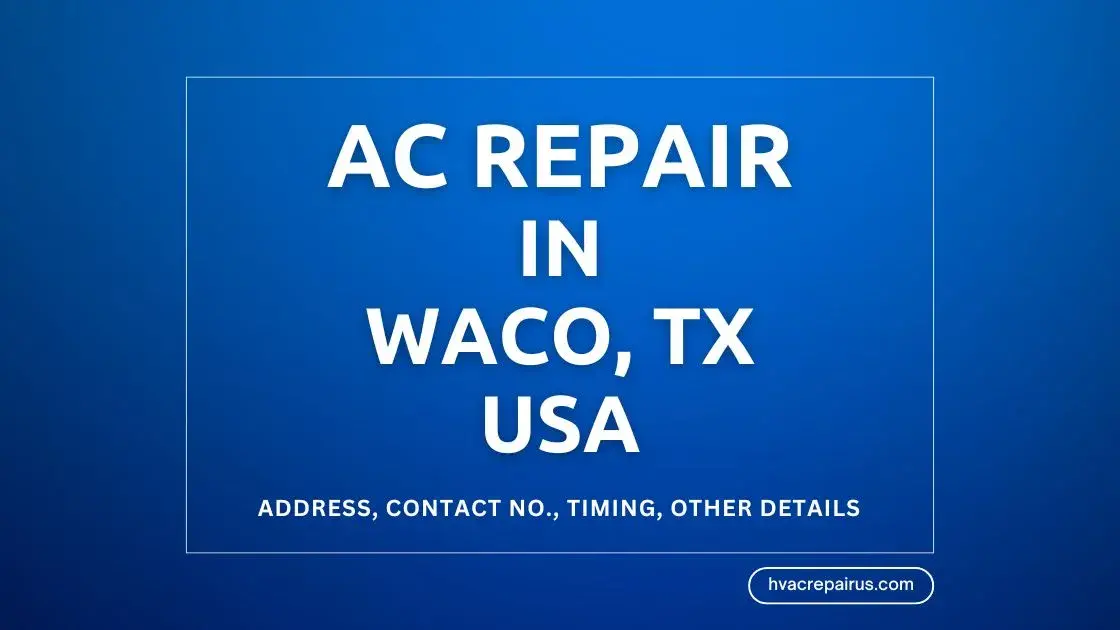 AC Repair in Waco, TX | Emergency AC Repair Service Waco